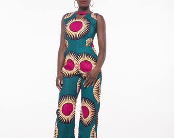 New In: African Print Lina Jumpsuit
