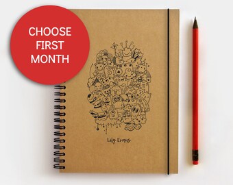 Weekly planner 2017 2018 | Academic planner | Monthly planner | Student planner | High quality paper | Dated planner | Daily planner | A5