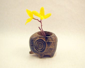 Adorable Tiny 60s 1960s Vintage MID CENTURY ELEPHANT Planter Danish Modern, Maker Unknown