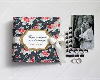 Wedding Guest Book, Custom Photo Album, Personalized Wedding Album, Wedding Photo Book, Scrapbook Wedding, Album Photo Book, Instax Album