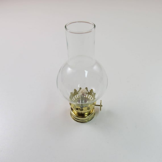 Mini Oil Lamp Kit with 4 Miniature Glass Globe