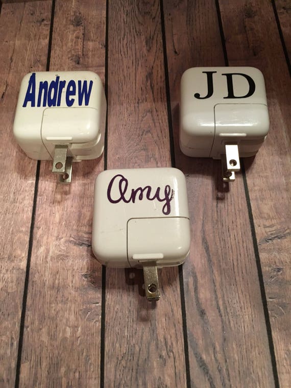 Iphone Charger Labels, Iphone Charger Name Labels, Ipad Charger Labels