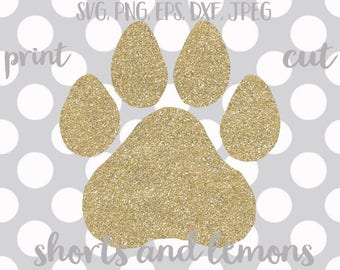 Paw svg, Paw print SVG, Paw printable, svg, Cougars, Cats, Tigers, Kentucky, dxf, svg, png, jpeg, wildcats, commercial use, vector,clip art