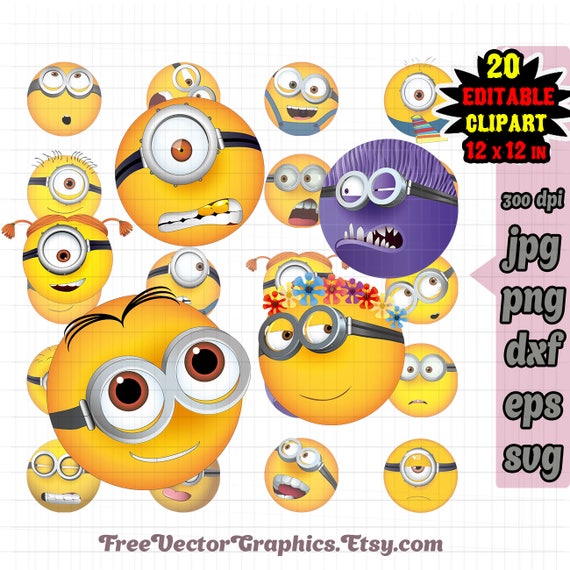 Download Gru minions emoji svg minions svg minion party minion ...