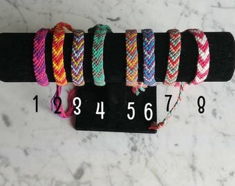 Handmade friendship bracelets | Macrame bracelets | Knotted bracelets | Pattern bracelet | Textile bracelets | Festival bracelets
