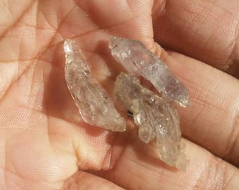 Double Terminated Elestial Quartz (lot of 3)