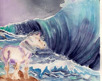 power, strength and serenity... The horse and the sea
