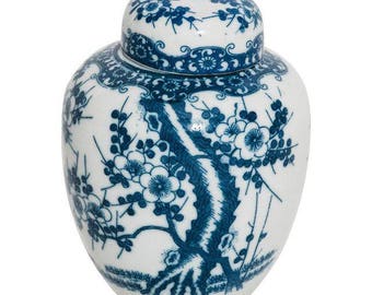 Blue and White Ginger Jar