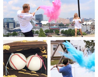 Ships Next Day! Baseball Gender Reveal Baseball Gender Reveal Ideas Baseball