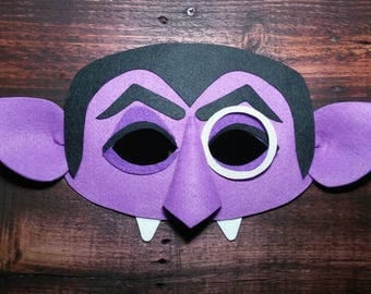 Numbers Sesame Street Mask