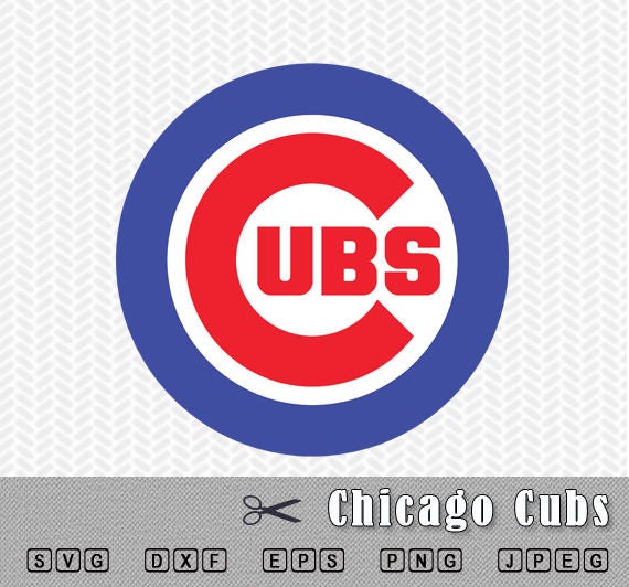 Chicago Cubs Layered SVG PNG Logo Vector Cut File Silhouette Studio