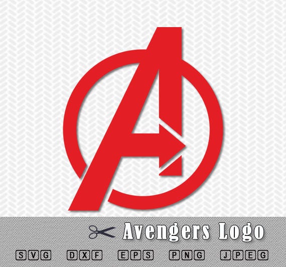 Download Avengers Superhero SVG DXF PNG Logo Vector Cut File ...
