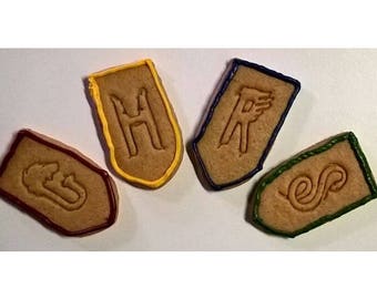 House Banners from Harry Potter Cookie Cutters | Harry Potter Gift | Hogwarts | Gryffindor | Baking Supplies | Metal | Party Supplies