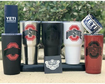 YETI - Ohio State University OSU Buckeyes Cup Mug 20 oz 30 oz Rambler football sports fan present creative gift idea grad student alumni