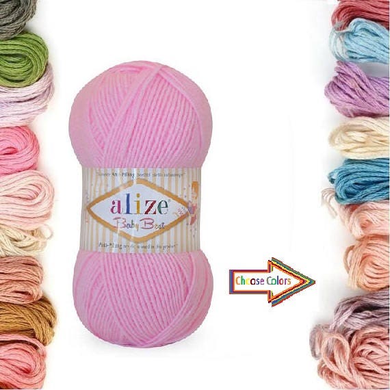 Alize Baby best Soft yarn Hypoallergenic yarn Baby Yarn