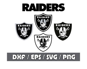 Oakland Raiders Svg Dxf Eps Png Cut File Pack