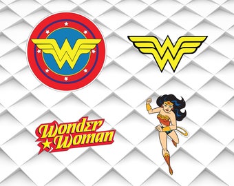 Wonder Woman svg,jpg,eps,png for Design/Print/ Silhouette Cameo/Cricut& Many More