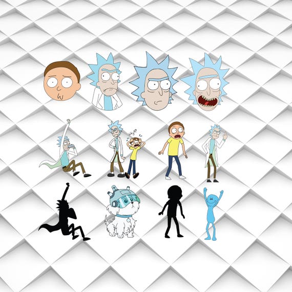 Download Rick and Morty svg,jpg,eps,psd,ai for Design/Print ...