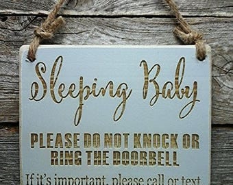 Please knock sign | Etsy