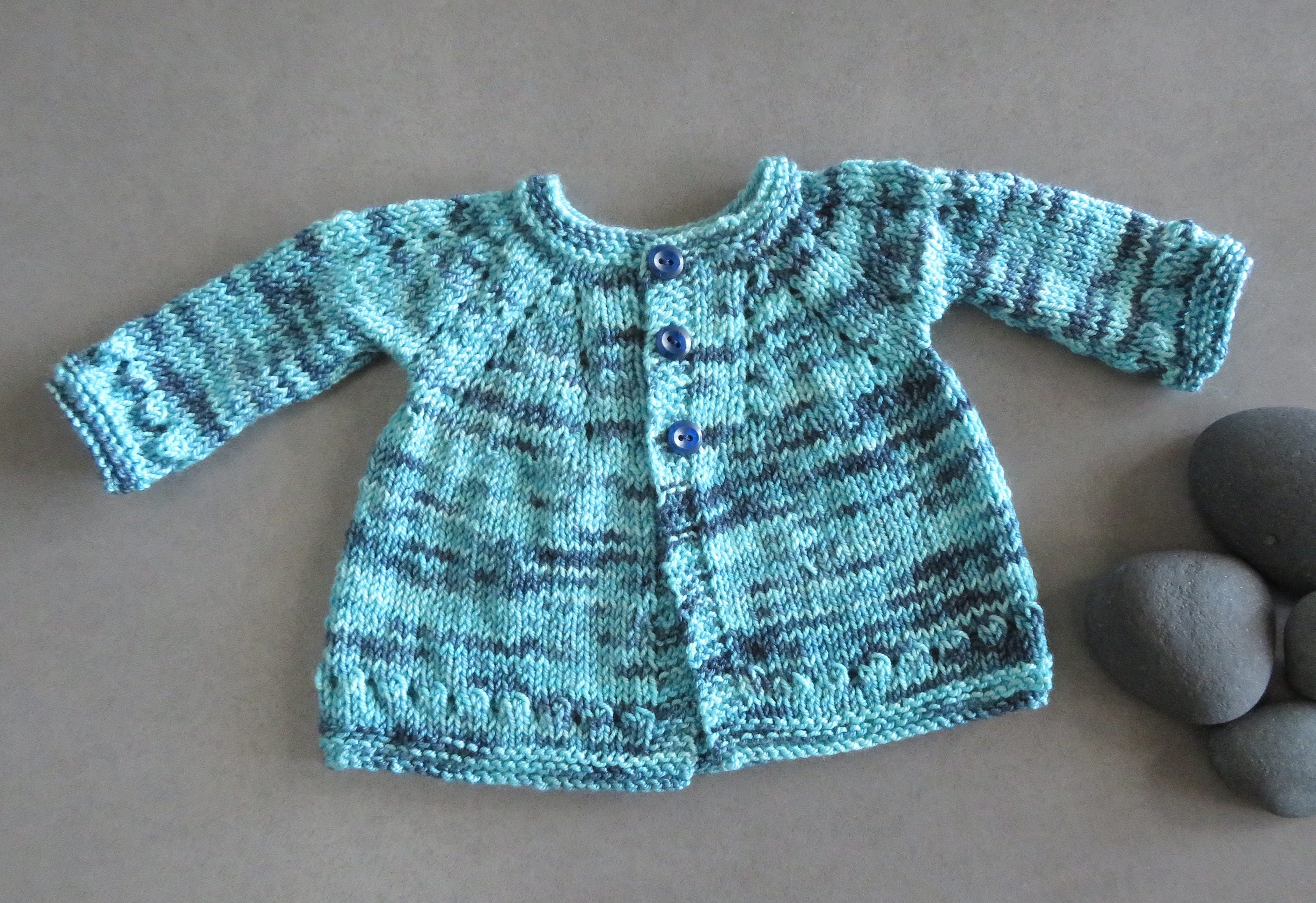 Ready To Ship Hand-knitted Baby Sweater Knitted Baby Gift