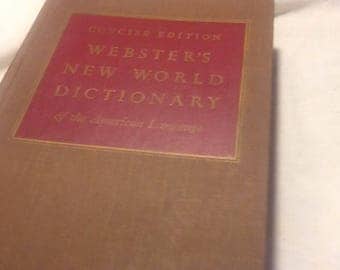 10 pages of Vintage Webster's New World Dictionary
