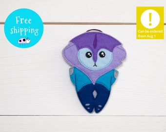 Mass Effect Andromeda, Felt Brooch, Felt pendant, Jaal brooch, Jaal pendant, Game characters, Felt alien, Felt costume accessories