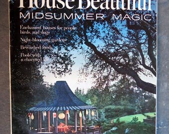 House Beautiful June 1965 Magazine Midsummer Magic Issue