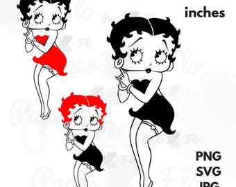 Download Betty boop svg | Etsy