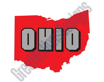 Ohio State SVG - HTV - Vinyl Cutting Graphic Art
