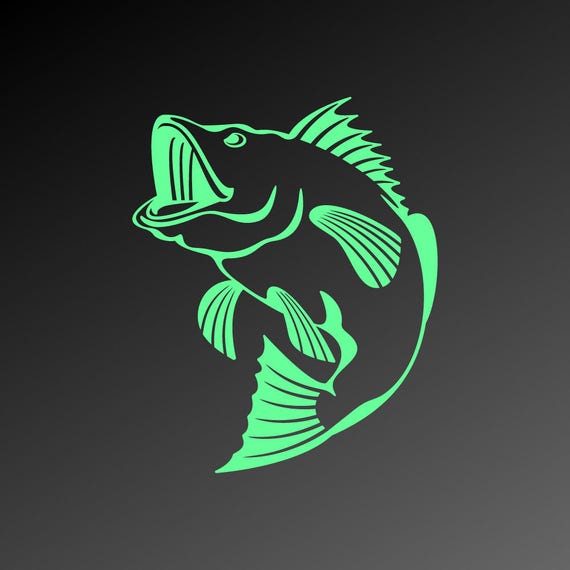 Bass fish SVG, Fishing SVG files, Bass SVG, Vector files for Cutting