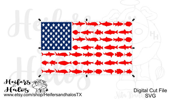Download Shark and fish flag svg cut file for cricut and silhouette