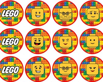 Lego Cupcake Toppers