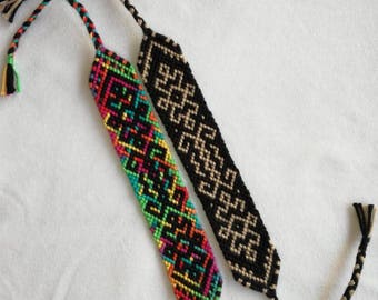 Braided bracelet, Knotted bracelet, String bracelet, Bracelet bresilien,Wrist band, Friendship bracelet, Macrame, Bohemian style, Handwoven