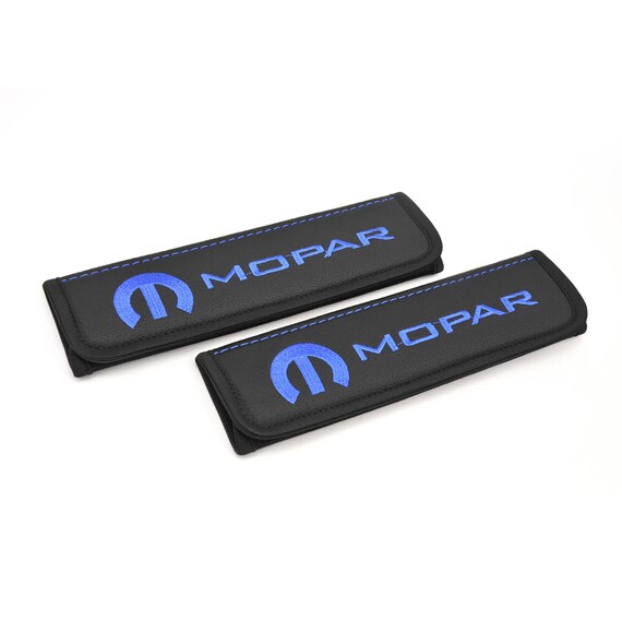 Mopar leather seat belt cover 2 pcs Seatbelt shoulder covers