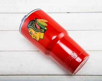 Chicago Blackhawks YETI Cup Chicago Blackhawks Cup Chicago Blackhawks Birthday Chicago Blackhawks Gift Chicago Blackhawks Party