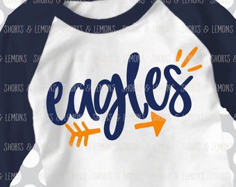 Eagles svg, Arrow svg, Eagles, Cut File, iron on, football svg, Silhouette, Printable iron on, Digital Download, Cricut, dxf, Eagle svg