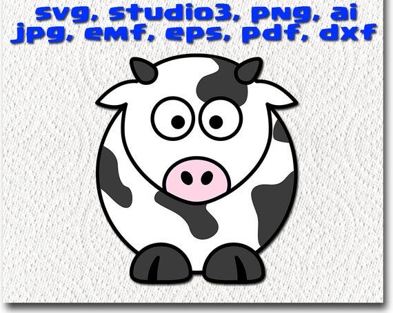 Free Free 50 Baby Cow Face Svg Cartoon Cow Svg SVG PNG EPS DXF File