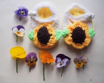 shoes sunflower