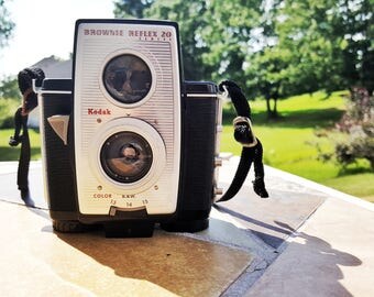 Vintage Kodak Brownie Reflex-20, Kodak camera, vintage camera, retro