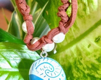 Moana inspired Necklace Heart of Te Fiti Princess necklace dress up Moana costume