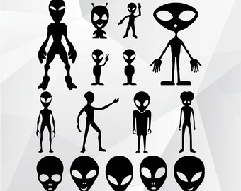 Alien svg,png,jpg,eps/Alien clipart for Print,Design,Silhouette,Cricut and any more