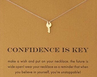 Confidence is Key Necklace