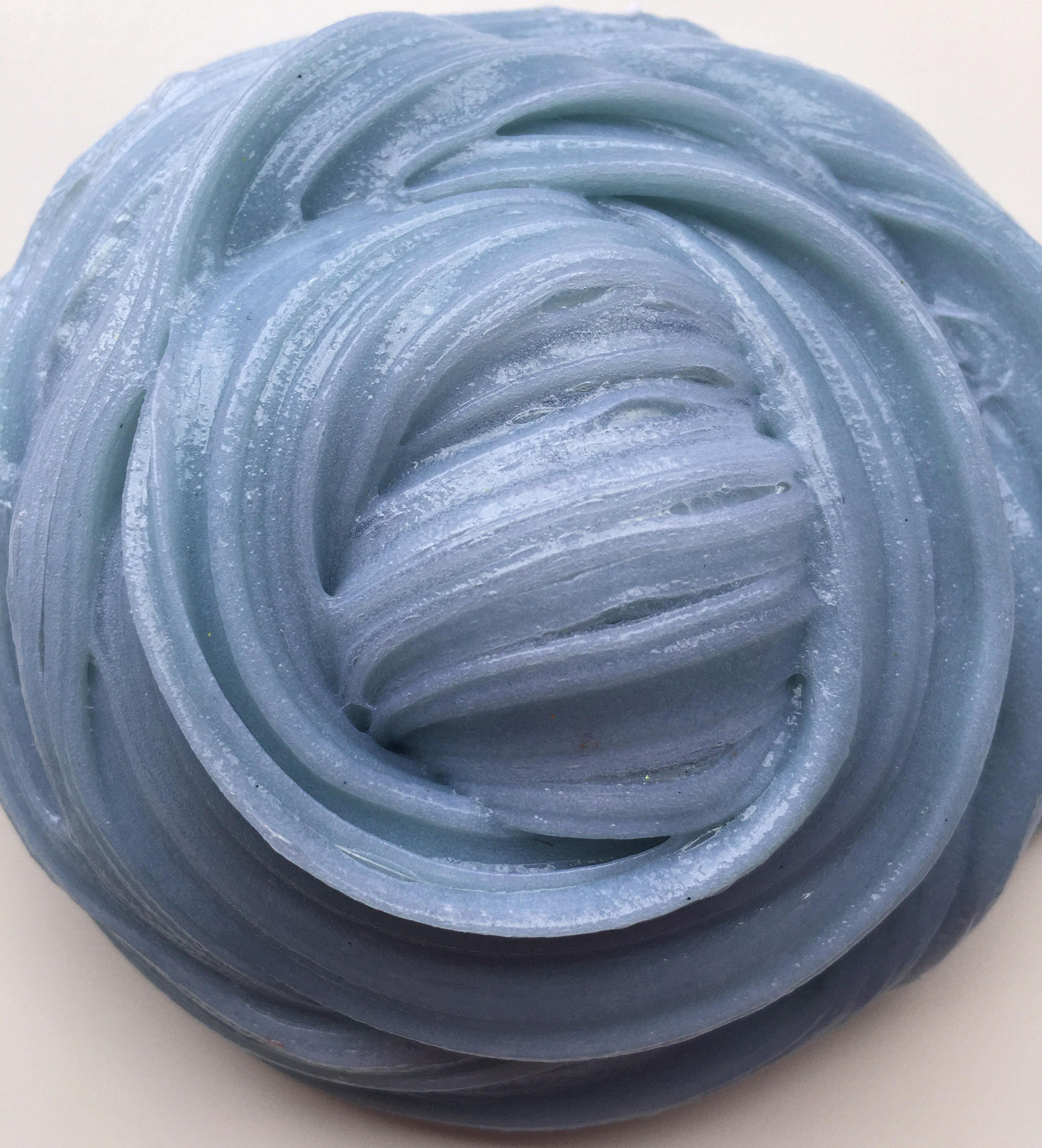 Translucent Blue Face Mask Slime 4 Oz