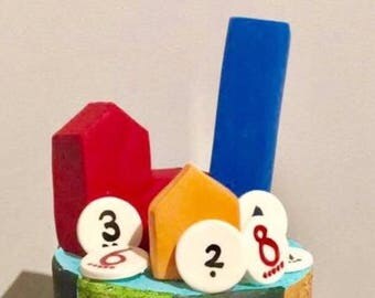 Catan Fondant Cake Topper set