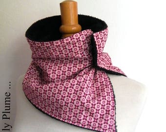 Col cache cou femme rose