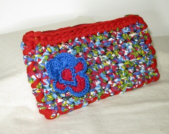 Red and blue multicolor makeup