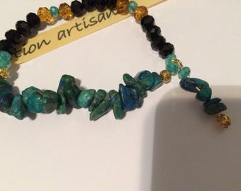 Chrysocolla bracelet high quality
