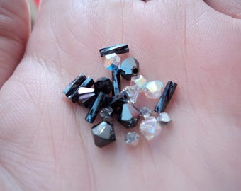 Assortment of Swarovski crystals 60 pieces