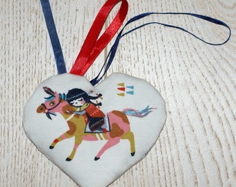 Plush organic hot/cold flax organic "horse"