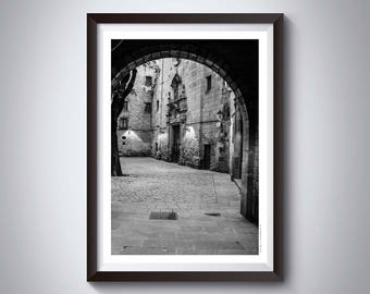Placa Sant Felip Neri Barcelona photo
